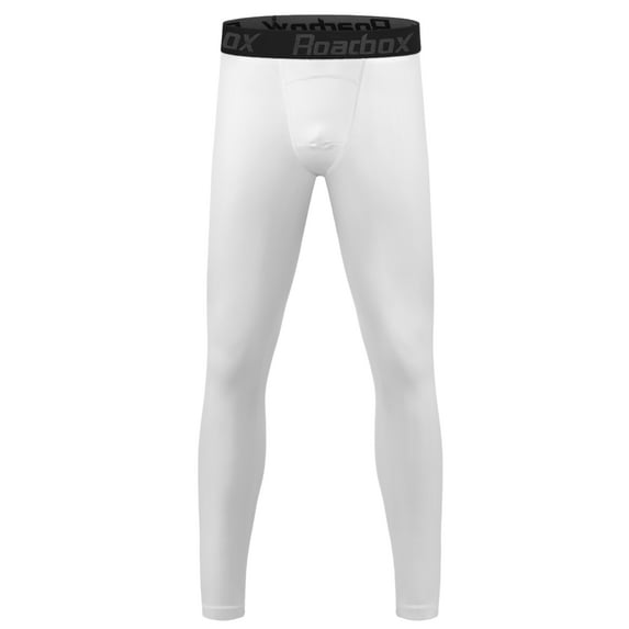 Roadbox Boys' Compression Pants - Youth Kids Running Leggings Sports Tights for Football Basketball Baseball