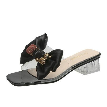 

Women s Ladies Fashion Casual Solid Open Toe Platforms Sandals Beach Shoes Black 6.20466