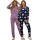 thumbnail image 1 of Set De 2 Pijamas Afelpadas Mujer Unitalla Polar Pantalón Sudadera Ropa Invierno, 1 of 5
