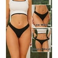 thumbnail image 5 of Finetoo 5 pack Cotton Underwear for Women Thongs for Women Panties S, 5 of 6