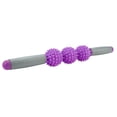 thumbnail image 3 of Bâton de yoga, rouleau musculaire, balle anti-cellulite, pour le dos, les bras, les épaules et les jambes (violet), 3 of 4