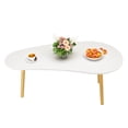 thumbnail image 6 of Small Coffee Table, Mid Century Wood Tea Table, Living Room Center Minimalist Display Coffee Table with Fruit Shape, 6 of 9