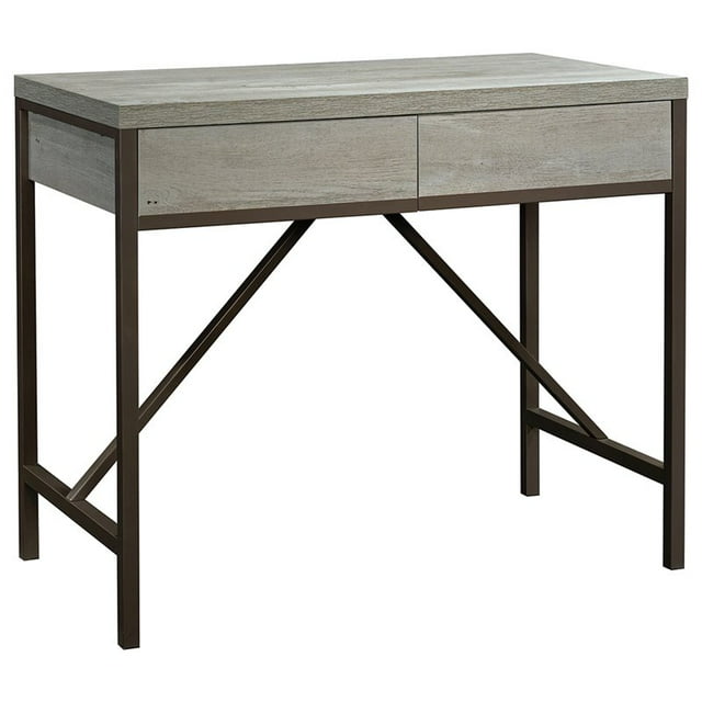 Sauder Manhattan Gate Writing Desk in Mystic Oak and Brown