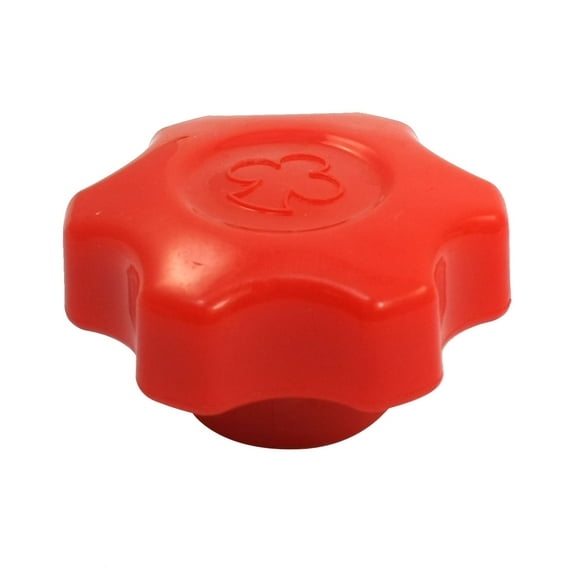 Unique Bargains Replacement M12 Female Thread 60mm Dia Hex Head Grip Clamping Knob Red