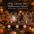 thumbnail image 6 of Halloween Drinking Glass, Pumpkin Stemless Glass with 3D Design, Clear Seasonal Drinkware for Halloween Parties and Fall Gatherings, Decorative Table Glass for Home Entertaining, 6 of 8