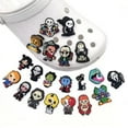 thumbnail image 2 of 20 Pcs Horror Movie Shoe Charms for Clog Sandals, Cute Shoes Decoration Charms for Teen Adults, 2 of 4