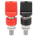 thumbnail image 3 of 4mm Binding Post, Nickel Plated Brass Flat  Electrical Terminal Posts  For Industrial Devices For Electronics, 3 of 8