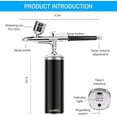 thumbnail image 2 of Autolock Upgraded Airbrush Kit with Air Compressor, Portable Cordless Auto Airbrush Gun Kit, Rechargeable Handheld Airbrush Set for Makeup, Cake Decor, Model Coloring, Nail Art, Tattoo, 2 of 6