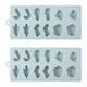 thumbnail image 1 of Molde de pastel de silicona 12 incluso calcetines de muñeco de nieve de Navidad árbol molde de chocolate de silicona cubo de hielo DIY, 1 of 5