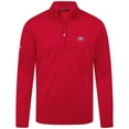 thumbnail image 2 of Men's Levelwear Red Montreal Canadiens Heron Insignia Core Quarter-Zip Jacket, 2 of 3