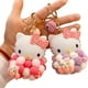 thumbnail image 2 of LLavero de coche de Hellokitty Sanrios para niñas, lindo gato de dibujos animados, Bola de felpa, decoración de bolsas, colgante, regalo de vacaciones personalizado, nuevo, 2023 Fivean unisex, 2 of 2