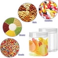 thumbnail image 5 of 20Pcs Round Refillable Plastic Jars with Lids,4oz Clear Cosmetic Container Jars,Wide-mouth Storage Containers,Plastic Slime Jars for Dry Food Seasoning Honey Cosmetics Lotions Butters Slime Storage, 5 of 5