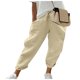 thumbnail image 4 of WILLBEST Pantalones Casuales para Mujer: Pantalones Anchos con Estampado de Moda, Cintura Elástica y Bolsillos para Un Uso Cómodo Hasta el Tobillo. Chica, 4 of 6