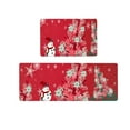 thumbnail image 2 of Area Rugs,2 Piece Non Slip Kitchen Mat Runner Rug Set Doormat Merry Christmas Snowman Door Mats Rubber Backing Carpet Indoor Floor Mat, 2 of 9