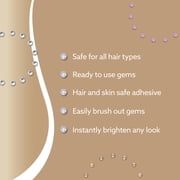 Blinger Shimmer Starter Kit with Gold-Plated Gem Stamper Styling Tool and 90 Glass Crystals
