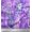 Medium Purple, variant on Soimoi Cotton Duck Fabric Egg,Leaves & Floral Artistic Decor Fabric Printed Yard 42 Inch Wide