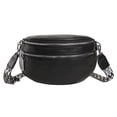 thumbnail image 1 of Bolso De Pecho Vintage Mujer Con Correa Ancha Citas Diarias Femeninas Negro, 1 of 9