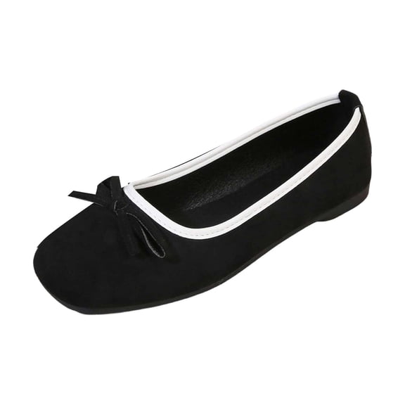 CAIXAI Ballet Flats Shoes For Women Flats for Women Round Toe Ballet Flats Comfortable Slip on Dressy Shoes for Work Business Casual Travel