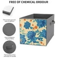 thumbnail image 5 of Collapsible Oxford Fabric Storage Cubes with Handles, Large Mid Foldable Oxford Cloth Bins Set of 2/6, Closet Organizers for Shelves Clothes Home Kitchen Toy - seamless pattern, 5 of 7