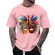 thumbnail image 1 of Ceisia Men's Summer Casual Printed Button-Up Turndown Collar/Lapel Gift Short Sleeve Shirt - Comfortable Daily Outdoor Wear, 1 of 5
