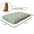 thumbnail image 2 of Spring Pet Bed, Continuous Floral Pattern Meadow Flowers and Herbs Romantic Nature Print, Resistant Pad for Dogs and Cats Cushion with Removable Cover, 24" x 39", Seafoam and Multicolor, by Ambesonne, 2 of 4