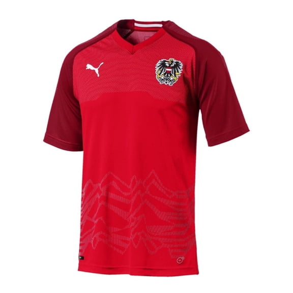 Puma Austria Home Men's Soccer Jersey 17/18