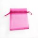 thumbnail image 1 of Bolsas de regalo de Organza para Navidad, embalaje de joyería con cordón, fiesta de boda de dulces para bolsas de regalo, 5x7cm, 7x9cm, 9x12cm, 10x15cm, 50 unidades por lote, 1 of 4