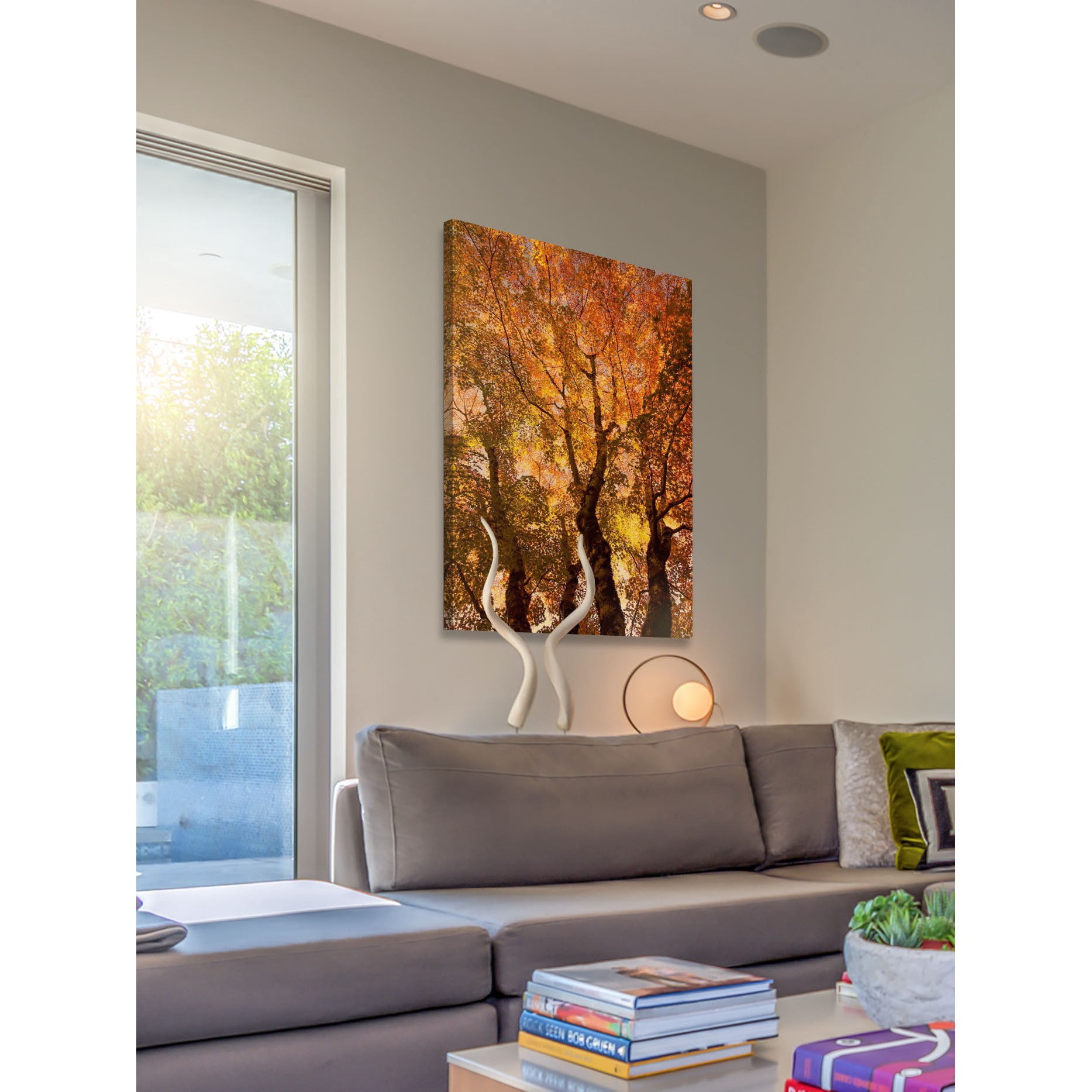 "The Trees Dance" Painting Print on Canvas