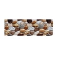 thumbnail image 1 of Corridor Stone Patterned Carpet with 3D Pebble Design Washable Floor Mat for Entrance Bathroom and Kitchen Use, 1 of 5