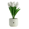 thumbnail image 2 of Desk Lamp LED Lamp Artificial Flower Small Night Light ,Fake Bouquet 6 Heads For Bedroom Bedside Lamp Ambient Light Decor,Desktop Lighting Night Light., 2 of 8