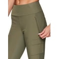 thumbnail image 2 of Avalanche Women's Quick Drying Woven Cargo Hybrid Hiking Legging Pant, 2 of 5