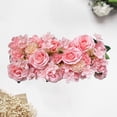 thumbnail image 4 of Wedding Arch Flowers Row, Table Runner Centerpieces - Rose Flower Arrangements Decor for Sweetheart Reception Wedding Ceremony and Flower Wall Backdrop, 4 of 6
