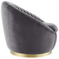 thumbnail image 2 of Whirr Tufted Performance Velvet Swivel Chair-EEI-5002, 2 of 4