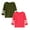 Green 1PCS & Red 1PCS, variant on 3 Pack T Shirts Tops for Girls 10-12 Crop Top Gymnastics Suit Kids Girls Casual Crewneck Tunic Tops Long Sleeve Pullover Sweatshirt Casual Loose Blouse T-Shirt 2Pcs M
