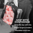 thumbnail image 6 of Lsque Cute Mushroom1 Lunch Bag Lunch Box for Women Men Reusable Insulated Lunch Tote Bag,Leakproof Thermal Cooler Sack Food Handbags Case High Capacity, 6 of 9