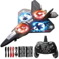 thumbnail image 1 of Avión de Control Remoto NIPLOOOW de Espuma con Luces LED para Acrobacias, 1 of 7