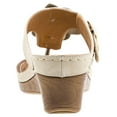 thumbnail image 4 of GC SHOES Womens Flora Flower Thong Sandals 9.5 Natural beige, 4 of 6