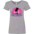 thumbnail image 3 of Inktastic San Diego California Beach Souvenir Women's T-Shirt, 3 of 5