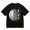 black, variant on Men's T-Shirt Baseball Ball Colorful Text Silhouettes Comfortable And Versatile Outdoor Casual Short Sleeve