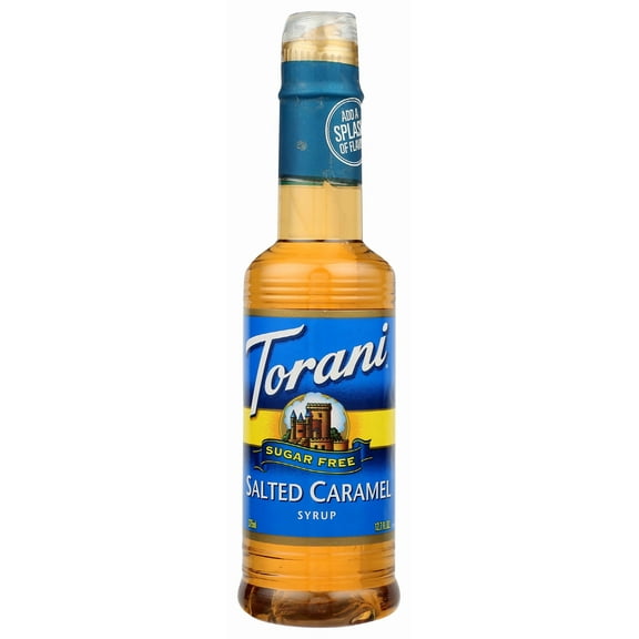 Pack of 4, Torani Sugar Free Salted Caramel, 12.7 oz
