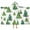 White Christmas Watercolor, variant on White Christmas Watercolor Tree Pattern Hooded Bath Towel,50"x30" for Ages 3 To 12 Kids, Quick Dry Lightweight Soft Microfiber Hood Beach Towel Cover Up for Kids