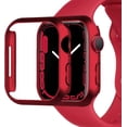 thumbnail image 1 of Correa de Silicona con Funda Protectora de Cristal para Apple Watch, Compatible con Todas las Series, 1 of 4