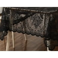 thumbnail image 4 of WARM HOME DESIGNS 60 x 120 Black English Rose Rectangle Lace Tablecloth. LTC Black 120, 4 of 4