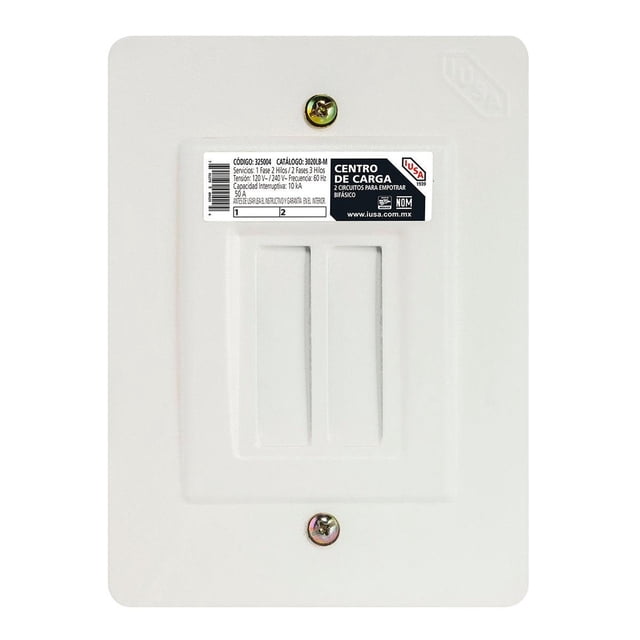 Centro De Carga Bifásico Iusa 50A 2 Polos 120/240V