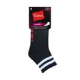thumbnail image 4 of Calceta Corta Hanes para Mujer, Tipo Quarter Poliéster con Rayas 4 Pares Multicolor Unitalla, 4 of 4