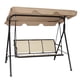 thumbnail image 3 of Toldo Columpio para Patio Al Aire Libre Costway Beige para 3 Personas, 3 of 6