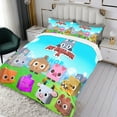 thumbnail image 3 of Simulador de Mascotas Conjunto de sábanas temático, trío de piezas, cómodo y amigable con la piel, diseño único, regalo de decoración para el hogar para familiares, amigos y fans,173cm *218cm, 3 of 6