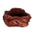 thumbnail image 2 of Ceramic Wood Plant Pot | Indoor Planter for Succulents & Flowers (Redwood Wave), 2 of 7