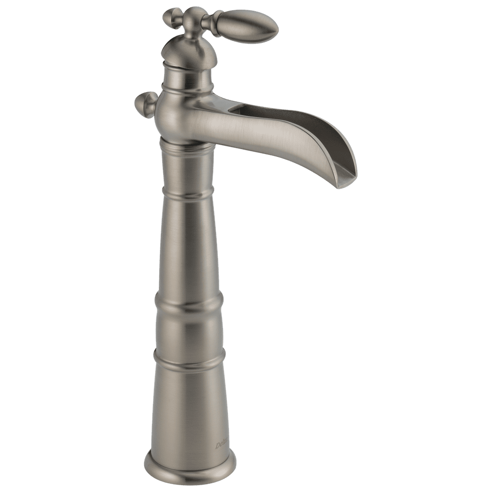 Delta Victorian Single Handle Channel Vessel Bathroom Faucet in