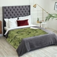 thumbnail image 5 of XMXT Flannel Warm Throw Blanket, Green Dinosaur Skeleton Bedroom Decor Blankets for Bed Couch Living Room, 50 x 70 inches, 5 of 9
